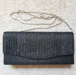 Black Glitter Evening Clutches / Purse